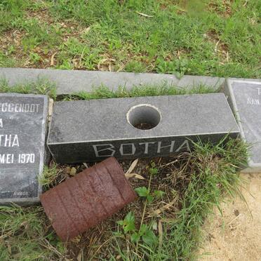 BOTHA John Jacobus 1900-1970 &amp; Johanna W. HUGO 1914-1985