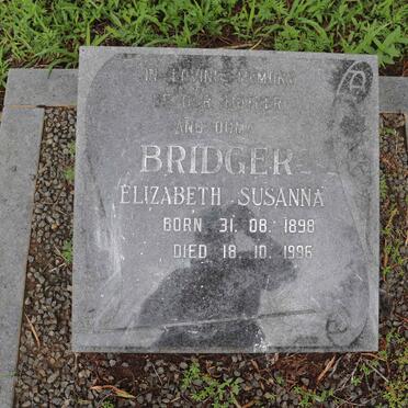 BRIDGER Elizabeth Susanna 1898-1996