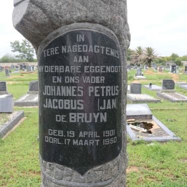 BRUYN Johannes Petrus Jacobus, de 1901-1950