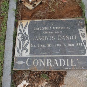 CONRADIE Jakobus Daniel 1921-1988