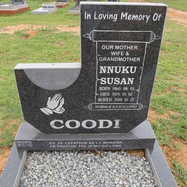 COODI Nnuku Susan 1960-2019