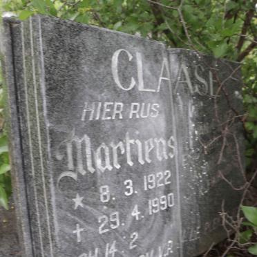 CLAASE Martiens 1922-1990