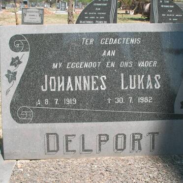 DELPORT Johannes Lukas 1919-1982