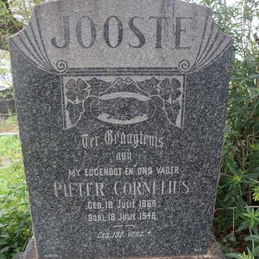 JOOSTE Pieter Cornelius 1866-1946