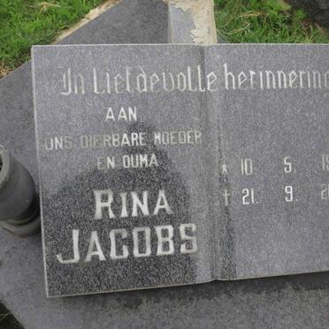 JACOBS Rina 1915-2000