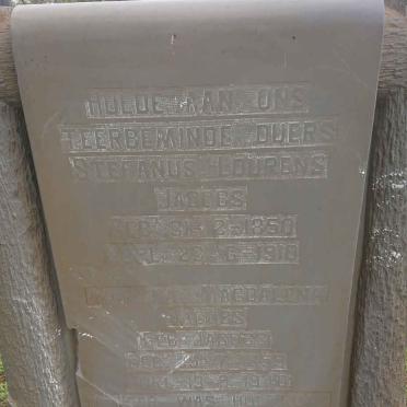 JACOBS Stefanus Lourens 1850-1910 &amp; Maryna Magdalena JACOBS 1859-1940