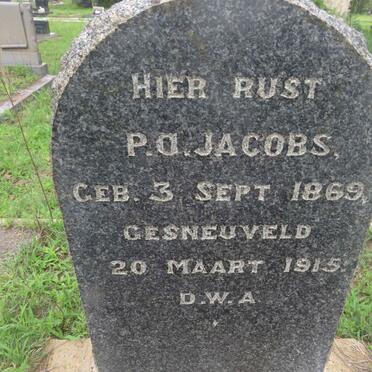 JACOBS P.?. 1869-1915