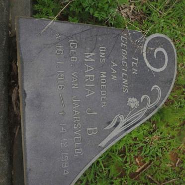 KOTZE Maria J.B. nee VAN JAARSVELD 1916-1994