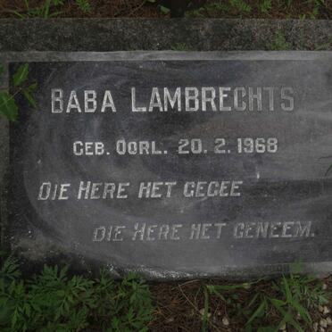 LAMBRECHTS 1968-1968