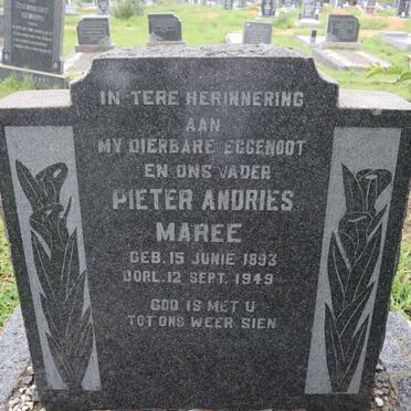 MAREE Pieter Andries 1893-1949