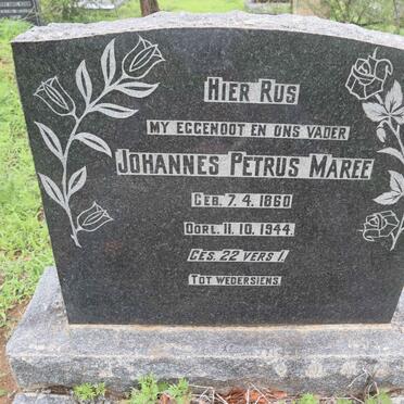 MAREE Johannes Petrus 1860-1944