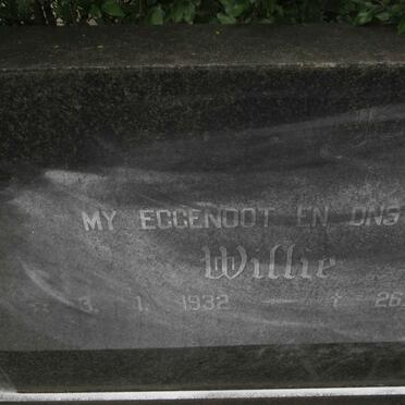 MERWE Willie, van der  1932-1994