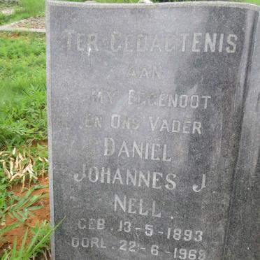 NELL Daniël Johannes J. 1893-1969