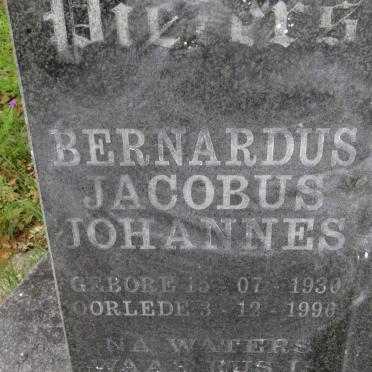 PIETERS Bernardus Jacobus Johannes 1930-1996