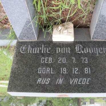 ROOYEN Charlie, van 1973-1981