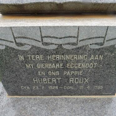 ROUX Hubert 1926-1965