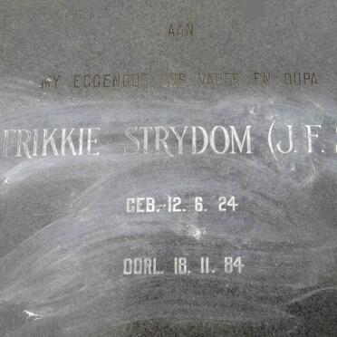 STRYDOM J.F.S. 1924-1984