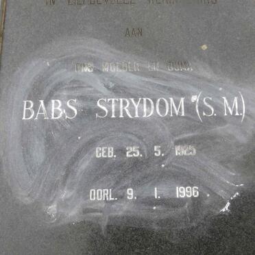 STRYDOM S.M. 1925-1996