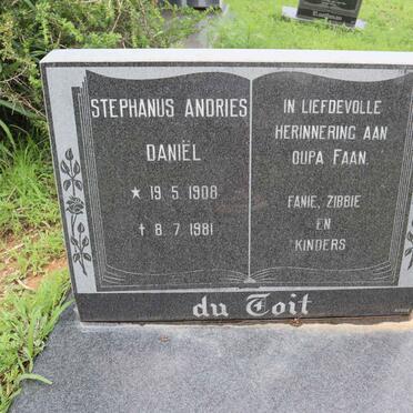 TOIT Stephanus Andries Daniel, du 1908-1981