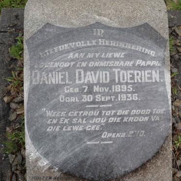 TOERIEN Daniel David 1895-1936