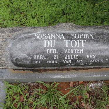TOIT Susanna Sophia, du nee VENTER -1983