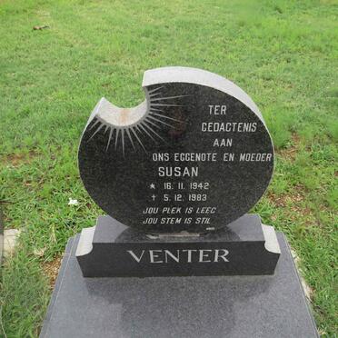 VENTER Susan 1942-1983