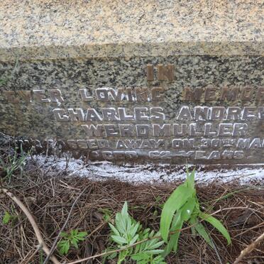 WERDMULLER Charles Andrew -1916 