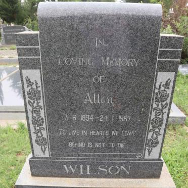 WILSON Allan 1894-1967
