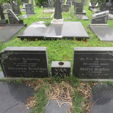 ZYL Johannes Arnoldus, van 1898-1981 &amp; Maria Sophia v.d. MERWE 1912-1997