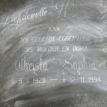 ? Christa Sophia 1928-1994