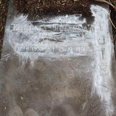 ?NTJIES Thelma Johanna 1933-1991