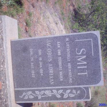 SMIT Jacobus Adriaan 1884-1962