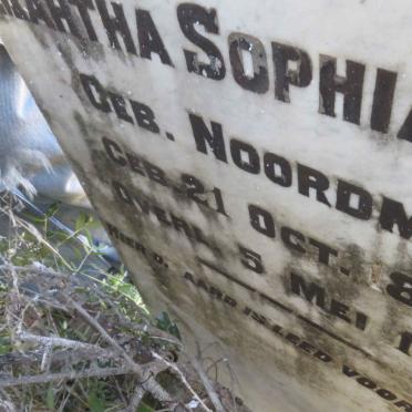 GOUS Martha Sophia nee NOORDMAN 1884-1919