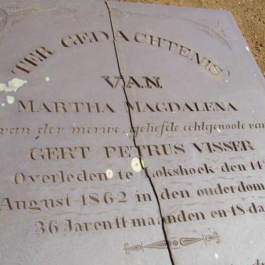 VISSER Martha Magdalena -1862