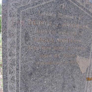 ANDERSON George J. -1893