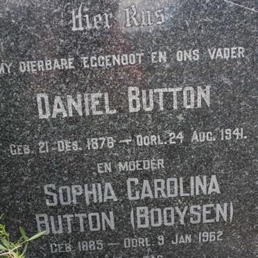 BUTTON Daniel 1876-1941 &amp; Sophia Carolina BOOYSEN 1885-1962