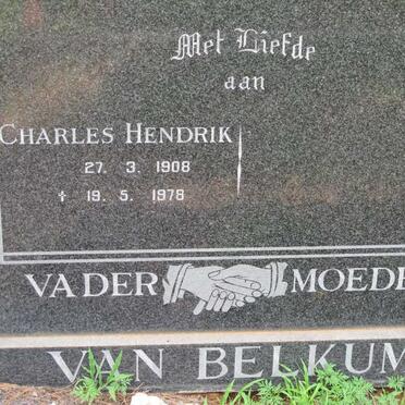 BELKUM Charles Hendrik, van 1908-1978