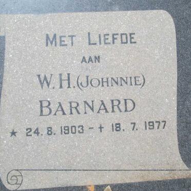 BARNARD W.H. 1903-1977