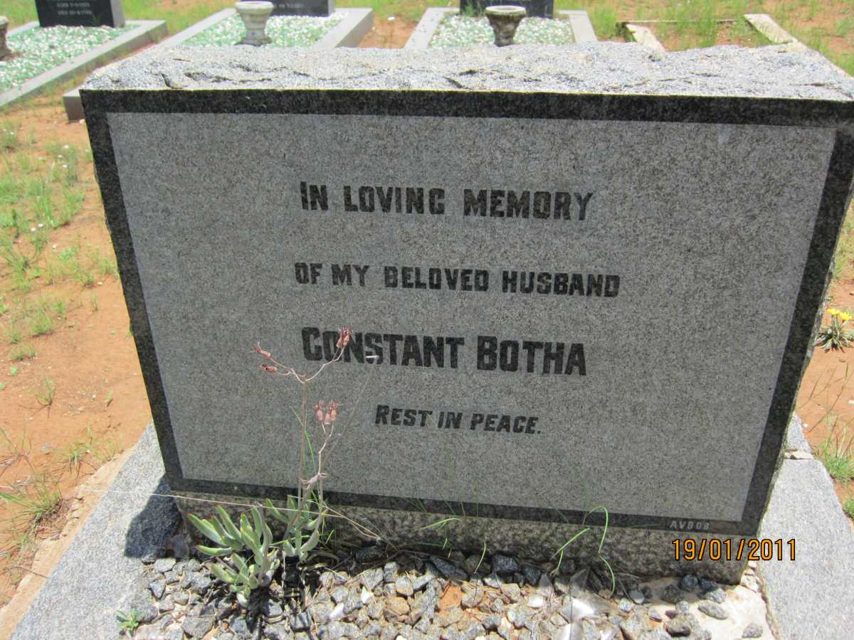 BOTHA Constant