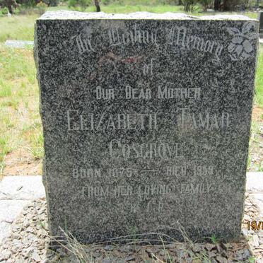 COSGROVE Elizabeth Tamar 1875-1959