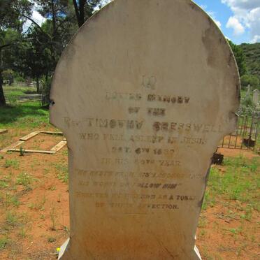 CRESSWELL Timothy -1889