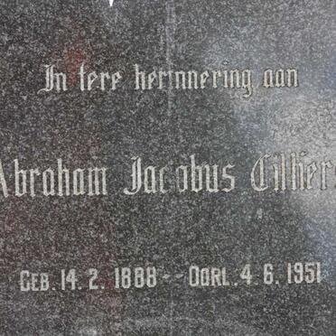 CILLIERS Abraham Jacobus 1888-1951