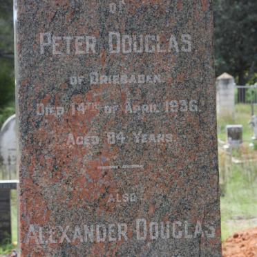 DOUGLAS Peter -1936 :: DOUGLAS Alexander -1943