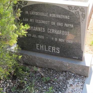 EHLERS Johannes Gerhardus 1926-1969