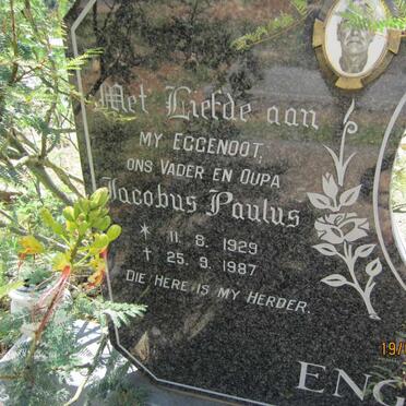 ENGELBRECHT Jacobus Paulus 1929-1987 &amp; Maria Johanna GOUWS 1933-1993