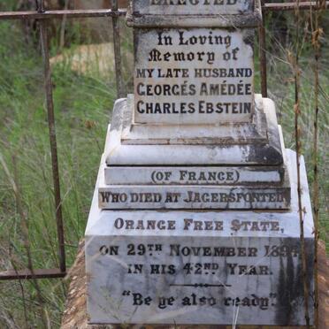 EBSTEIN Georges Amedee Charles -1894