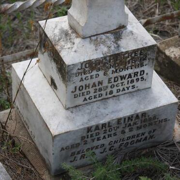 FOGMAN John Petree 1892-1892 :: FOGMAN Johan Edward 1895-1895 :: FOGMAN Karl Einar -1896