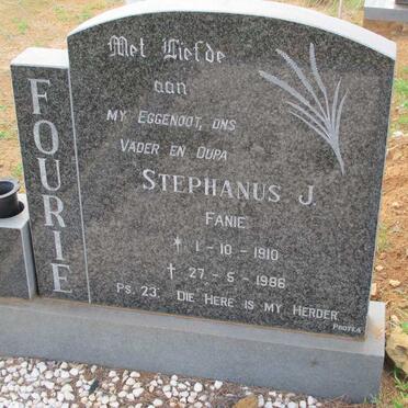 FOURIE Stephanus J. 1910-1986