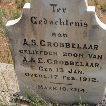 GROBBELAAR A.S. 1912-1912