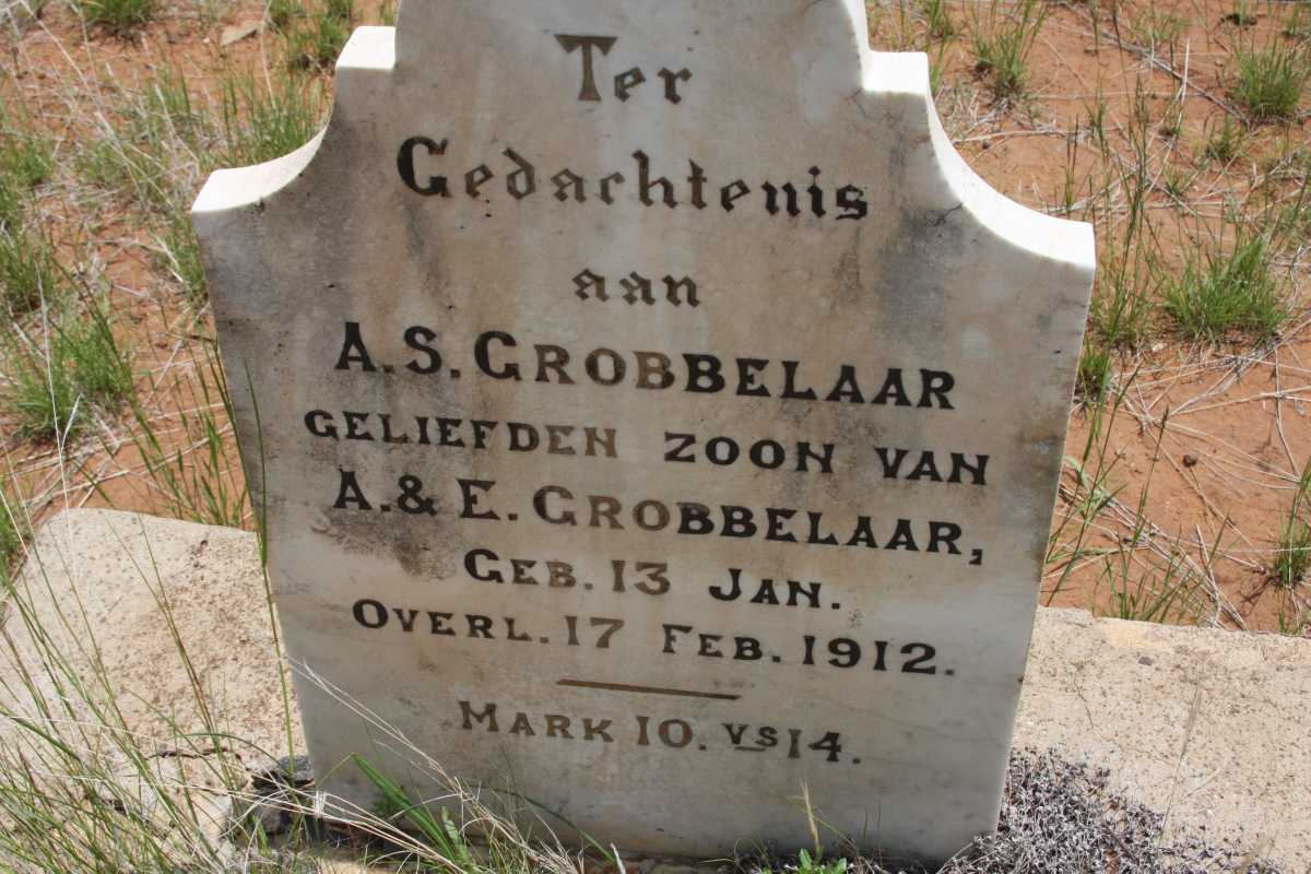 GROBBELAAR A.S. 1912-1912